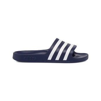 Ciabatte blu in gomma da uomo con logo a contrasto adidas Adilette Aqua, Brand, SKU p426000059, Immagine 0